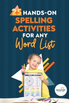 25 Palms On Spelling Actions for Any Listing 25 Palms On Spelling Actions for Any Listing